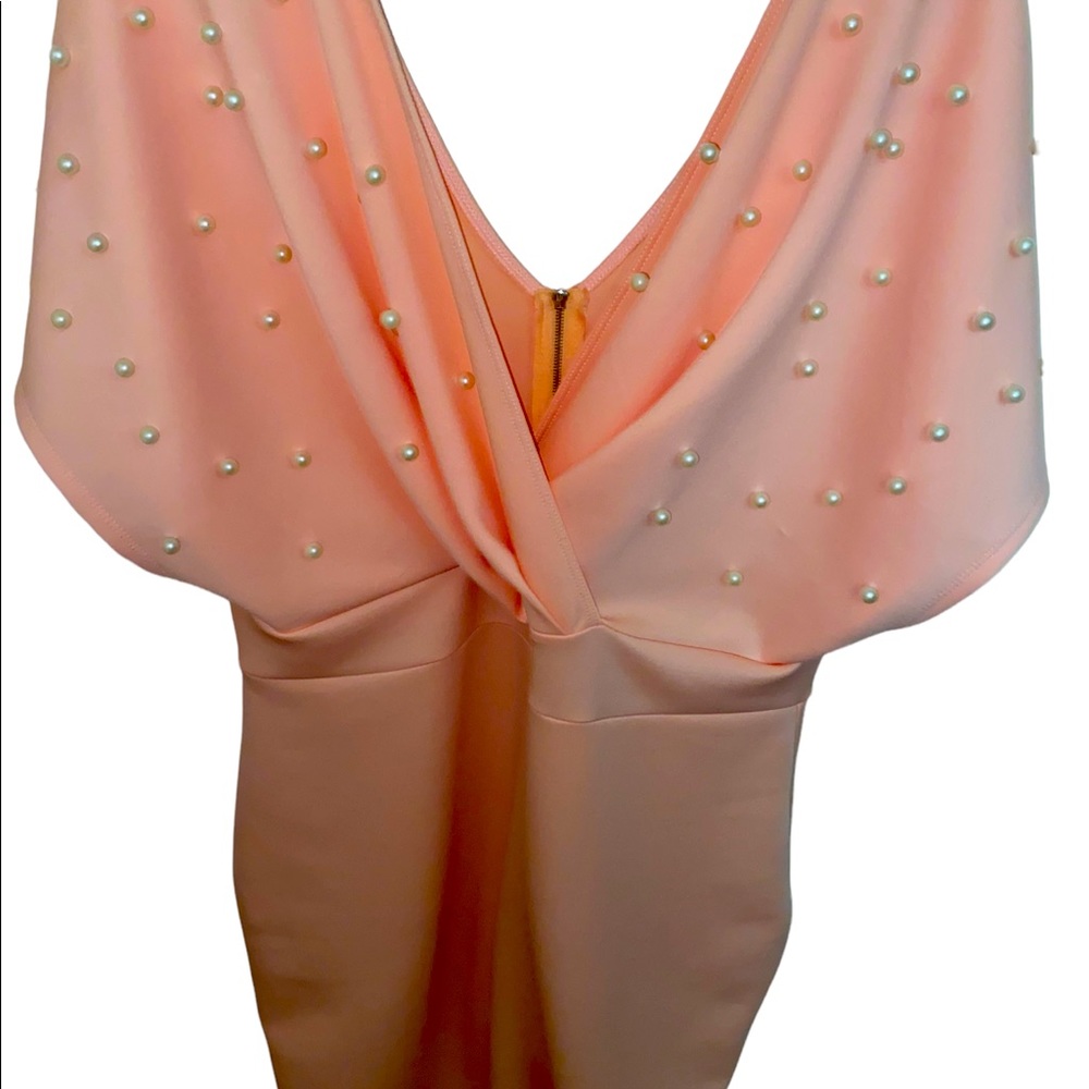 Curvy sense pink dress